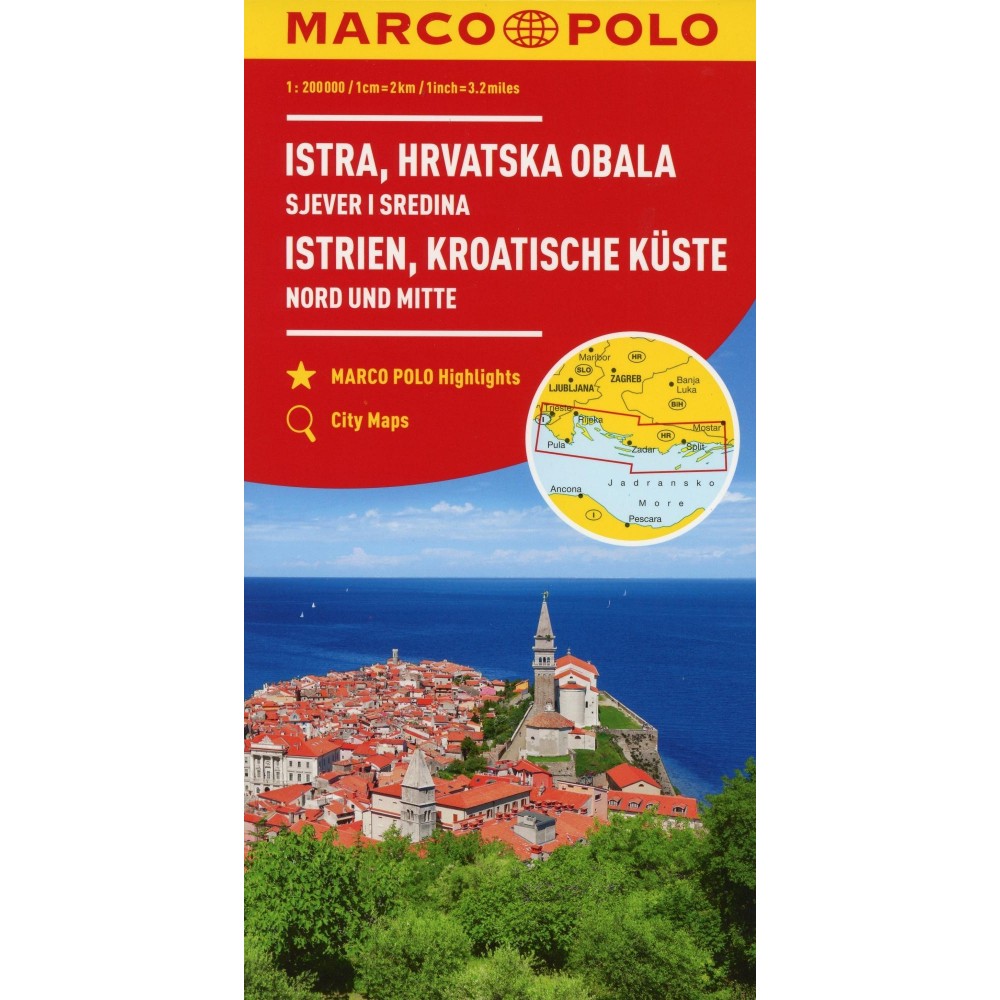 Kroatiska kusten norra Marco Polo